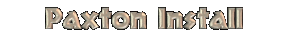 Dan Pe�a's Paxton Install